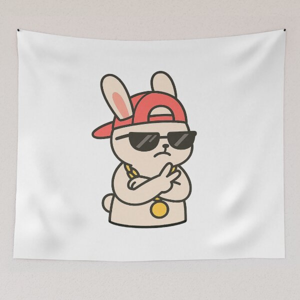Item preview, Easter day gift bunny hip hop style. designed and sold by sdartproject.