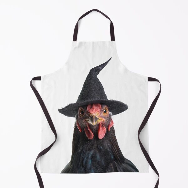 Item preview, Australorp Chicken Wearing Halloween Witch Hat designed and sold by LazyOwlStore.