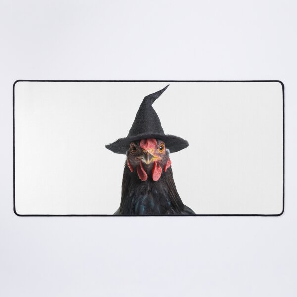 Item preview, Australorp Chicken Wearing Halloween Witch Hat designed and sold by LazyOwlStore.