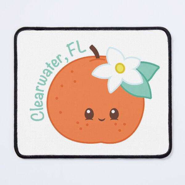 Item preview, Clearwater Florida Orange – Cute Citrus Travel Sticker designed and sold by Amimi-Makes.