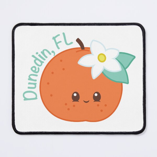 Item preview, Dunedin Florida Orange – Cute Citrus Travel Sticker designed and sold by Amimi-Makes.