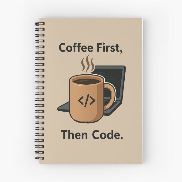 Item preview, Coffee First Then Code – Programmer Coffee Lover Design designed and sold by Dokak Shop.