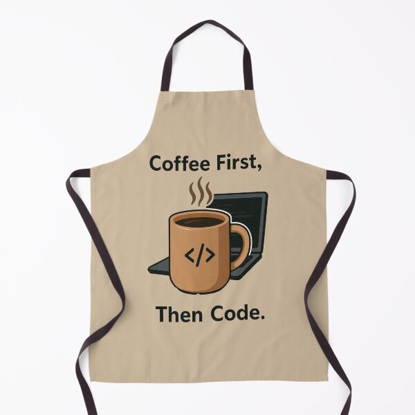 Item preview, Coffee First Then Code – Programmer Coffee Lover Design designed and sold by Dokak Shop.