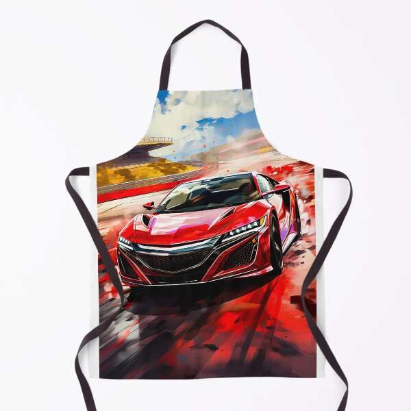 Item preview, Red Supercar Racing Through Vibrant Track Artwork designed and sold by RevUpDesign.