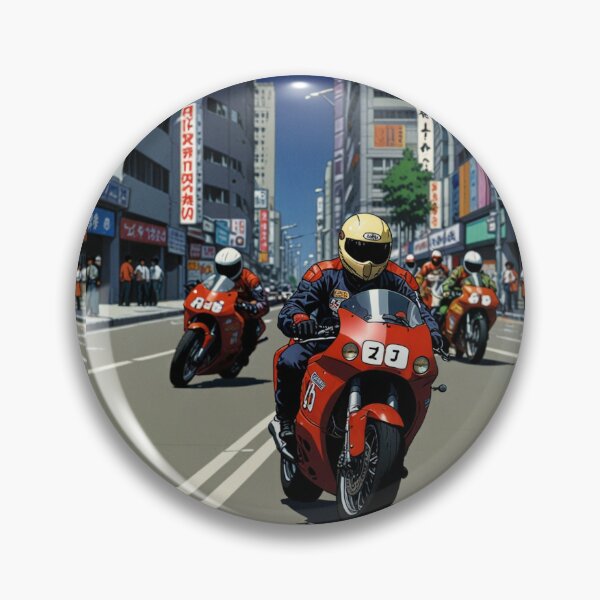Artikelvorschau, Japanischer Straßenrennen-Anime der 1980er Jahre Bari Bari Densetsu entworfen und verkauft von Moto Graphix.