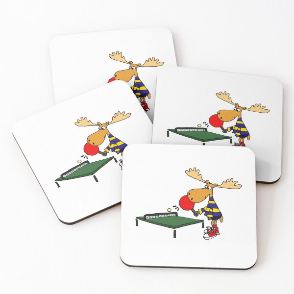 Item preview, Paddle Champ Moose - Funny Table Tennis Design designed and sold by miaa-artistshop.