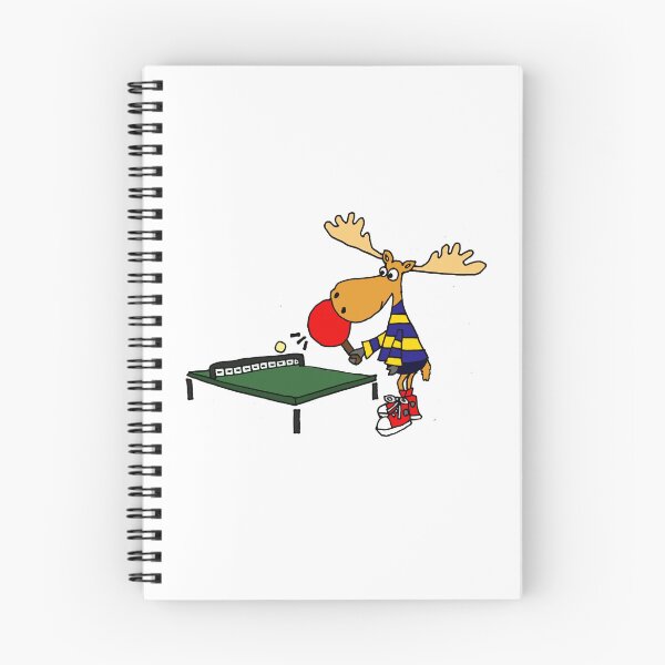 Item preview, Paddle Champ Moose - Funny Table Tennis Design designed and sold by miaa-artistshop.
