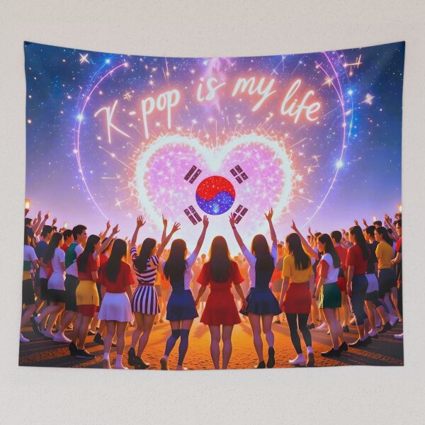Item preview, K-pop Is My Life Etched Across the Galaxy designed and sold by Fantabulous.
