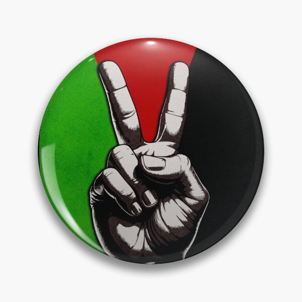 Item preview, Peace for Palestine T-Shirt – Peace Symbol Hand on Palestinian Flag designed and sold by Dunkelflaute.