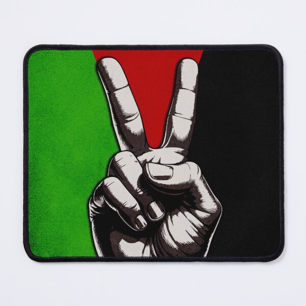 Item preview, Peace for Palestine T-Shirt – Peace Symbol Hand on Palestinian Flag designed and sold by Dunkelflaute.