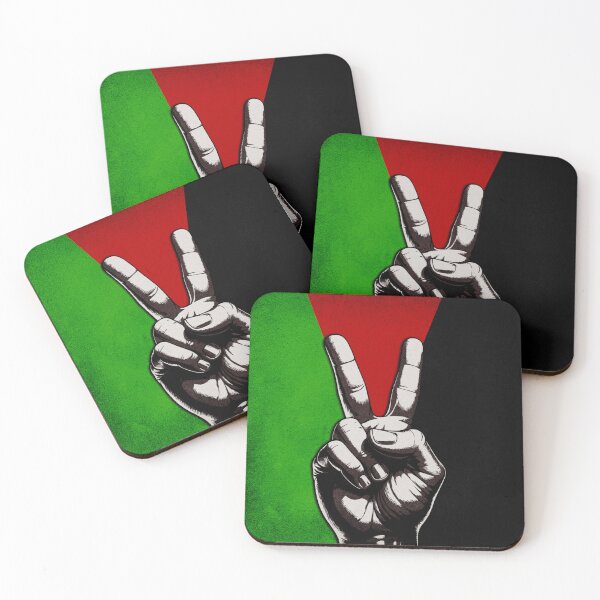 Item preview, Peace for Palestine T-Shirt – Peace Symbol Hand on Palestinian Flag designed and sold by Dunkelflaute.