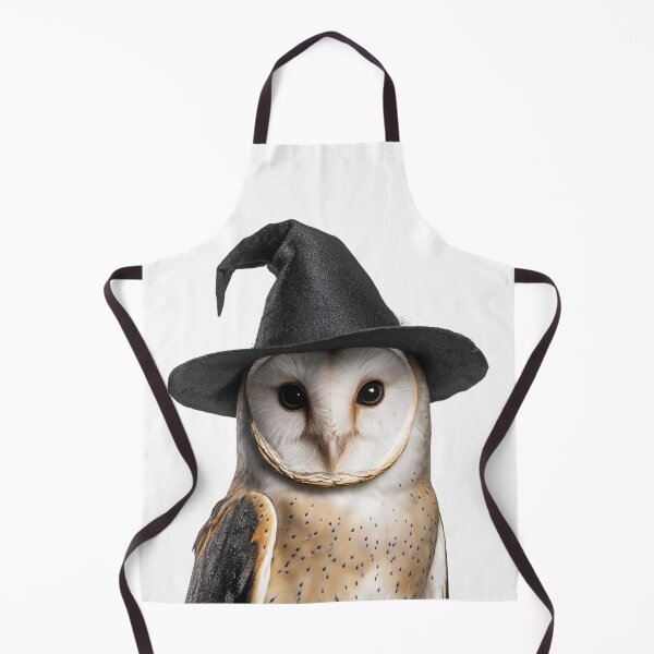 Item preview, Barn Owl Wearing Halloween Witch Hat designed and sold by LazyOwlStore.