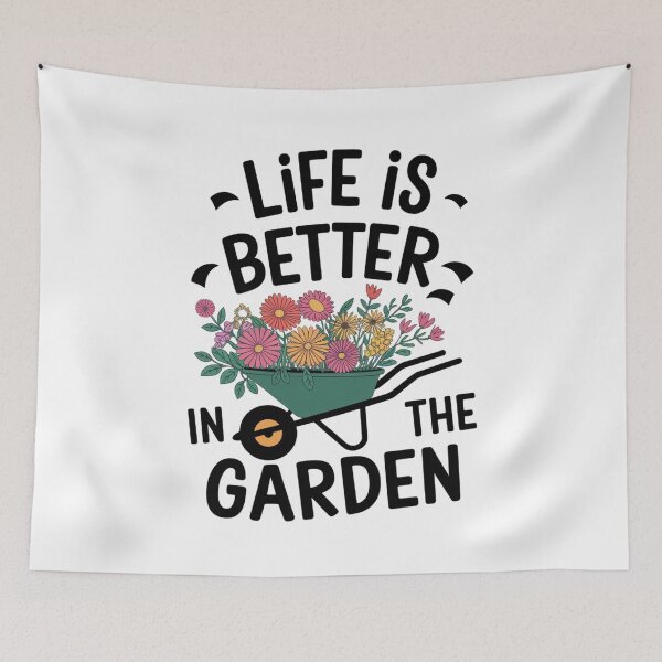 Item preview, Life is better in the garden – For gardening lovers designed and sold by FrenchTouch77.