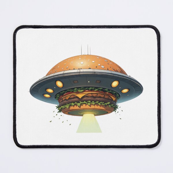 Item preview, UFO burger – The ultimate flying plate designed and sold by latelierdechris.