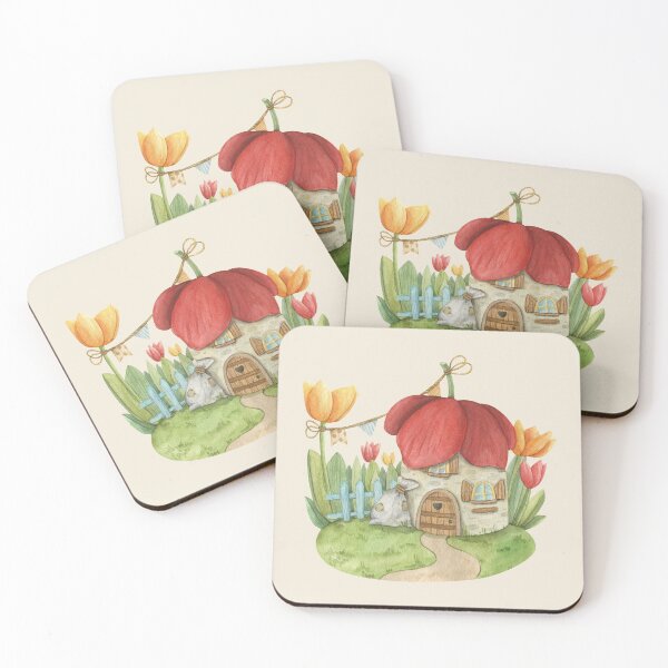 Item preview, Little Tulip Fairy House in a Fantasy Garden designed and sold by DaisyHouse.