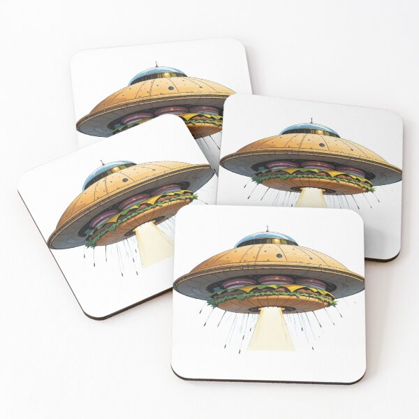 Item preview, UFO Gourmet Hamburger – Irresistible Galactic Flavors designed and sold by latelierdechris.