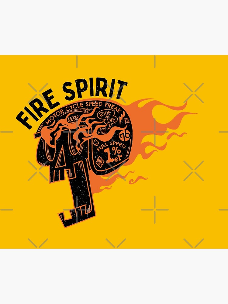 Thumbnail 3 of 3, Tapestry, Fire Spirit designed and sold by 038GemeralStore.