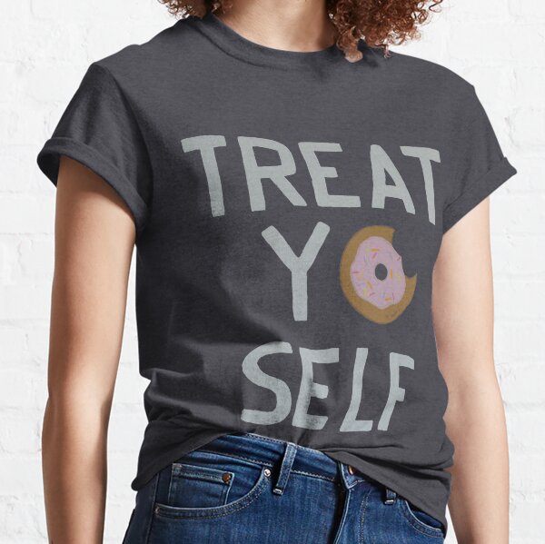  Best Funny Treat Yo Self Humor Slogan T-Shirt : Clothing, Shoes  & Jewelry