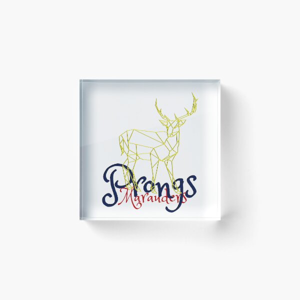 Item preview, Geometric Stag – James Potter Animagus | Marauders Tribute Art designed and sold by Fanatic Nerd.