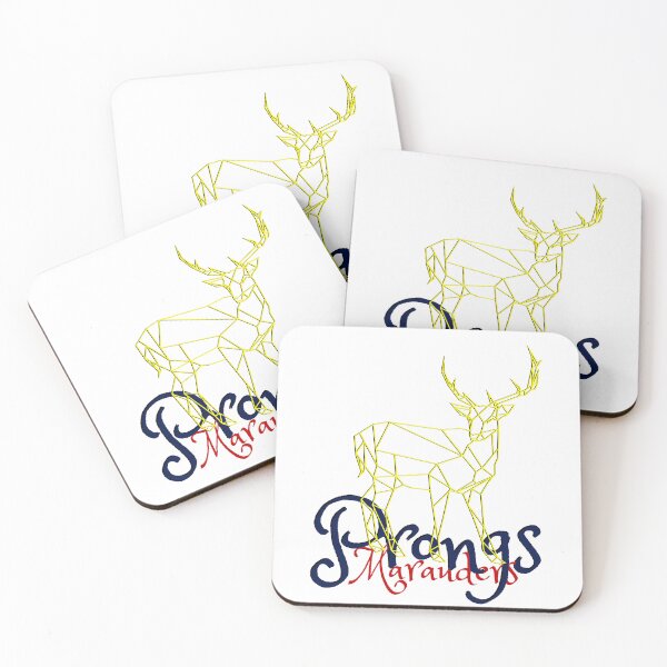 Item preview, Geometric Stag – James Potter Animagus | Marauders Tribute Art designed and sold by Fanatic Nerd.