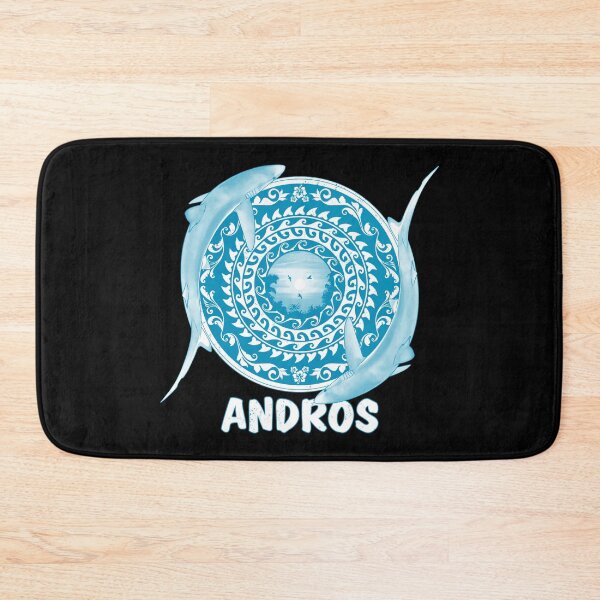Item preview, Blue shark Andros Bahamas designed and sold by NicGrayGraphic.