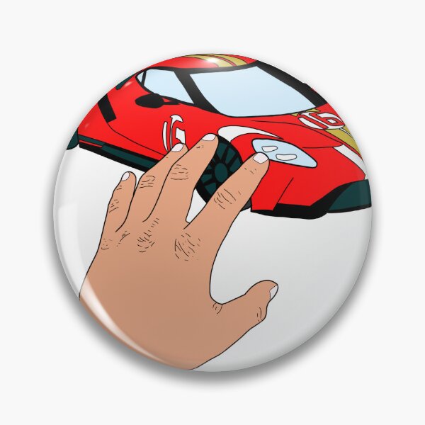 Item preview, Red Race Car with hand extending to it designed and sold by PurplePrintsSup.
