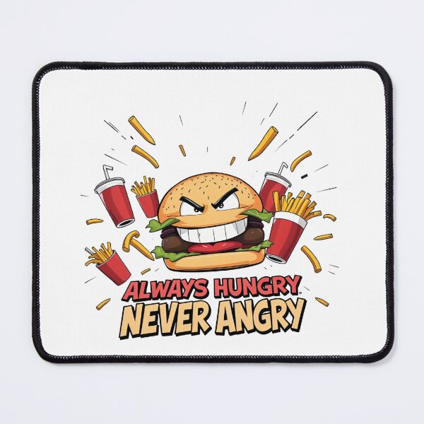 Item preview, Always Hungry Hamburger – Illustrated Gourmet Generosity designed and sold by latelierdechris.