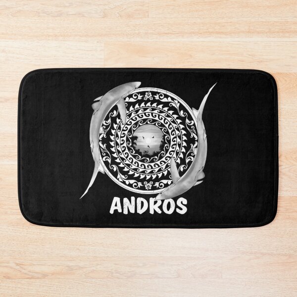 Item preview, Blue shark Andros Bahamas designed and sold by NicGrayGraphic.