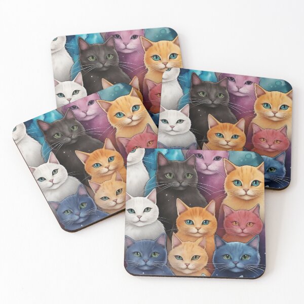 Item preview, Suspicious Cats designed and sold by SolaoLab.