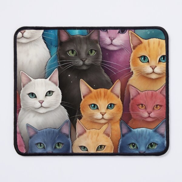 Item preview, Suspicious Cats designed and sold by SolaoLab.