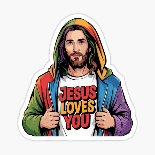 Item preview, Jesus Loves You: Sacred Art Inspiration designed and sold by Negibro.