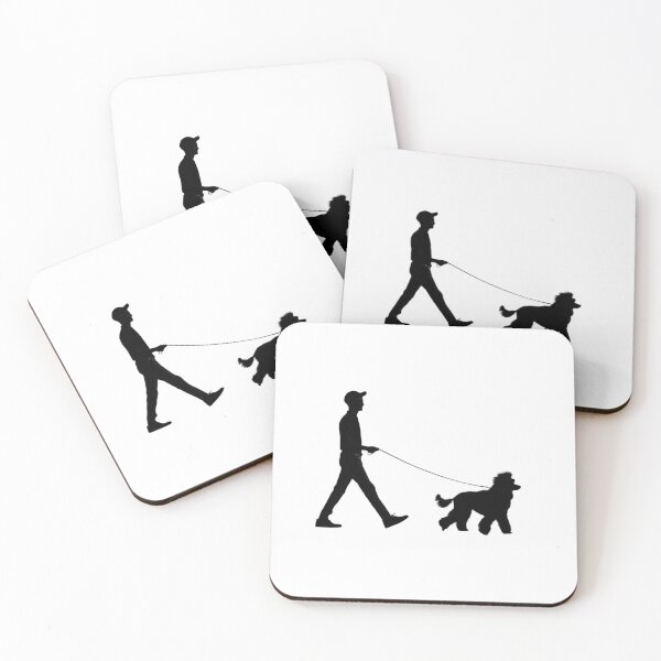 Item preview, Poodle Going for a Walk  designed and sold by Over & Out Designs .