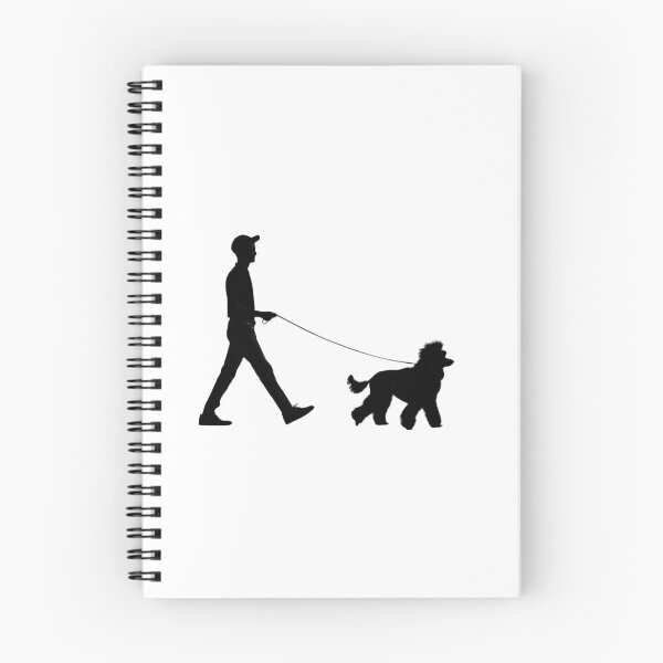 Item preview, Poodle Going for a Walk  designed and sold by Over & Out Designs .