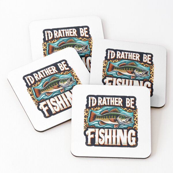 Item preview, I'd Rather Be Fishing - Funny Fishing Quote designed and sold by travelesque.