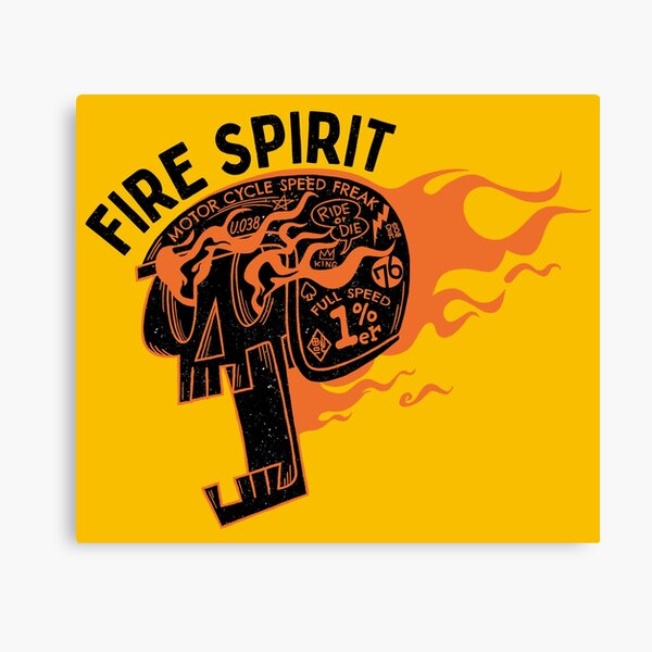 Vista previa del artículo con la obra «Espíritu del fuego», diseñado y vendido por 038GemeralStore.
