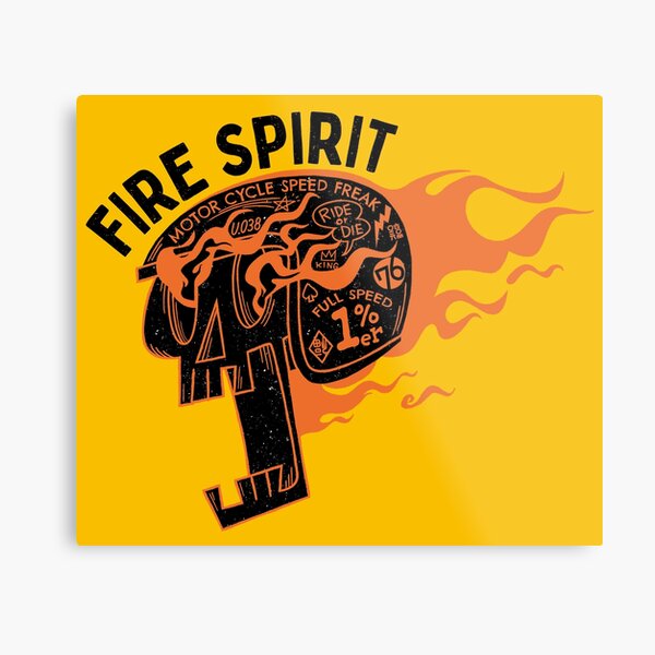 Vista previa del artículo con la obra «Espíritu del fuego», diseñado y vendido por 038GemeralStore.