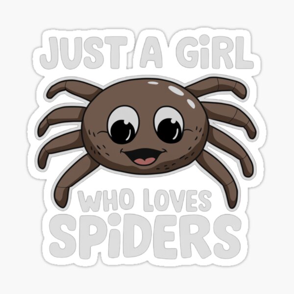 Item preview, A girl who loves spiders, funny spider, jumping spider designed and sold by cookma.