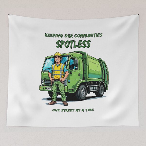 Item preview, Keeper of Cleanliness – The Heroism of Sanitation Workers designed and sold by latelierdechris.