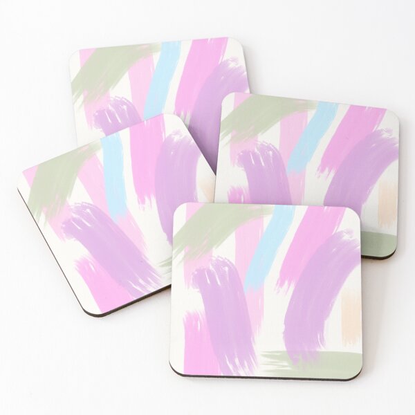 Item preview, Abstract Brush Strokes in Pastel Colors designed and sold by JulzPink.