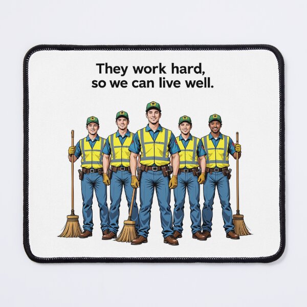 Item preview, Committed Workers – Cleanliness at the Heart of Our Communities designed and sold by latelierdechris.
