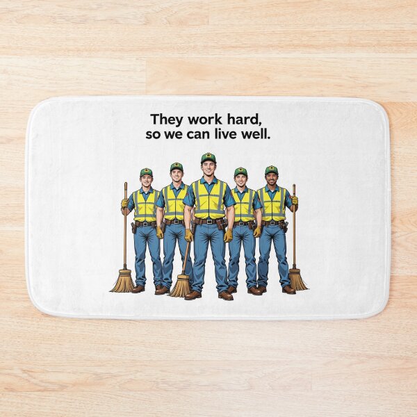 Item preview, Committed Workers – Cleanliness at the Heart of Our Communities designed and sold by latelierdechris.