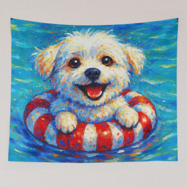 Item preview, Summer Smile With a Fluffy Friend designed and sold by ChrisButler.