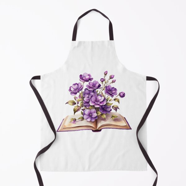 Item preview, Purple Flowers growing from book designed and sold by SolaoLab.