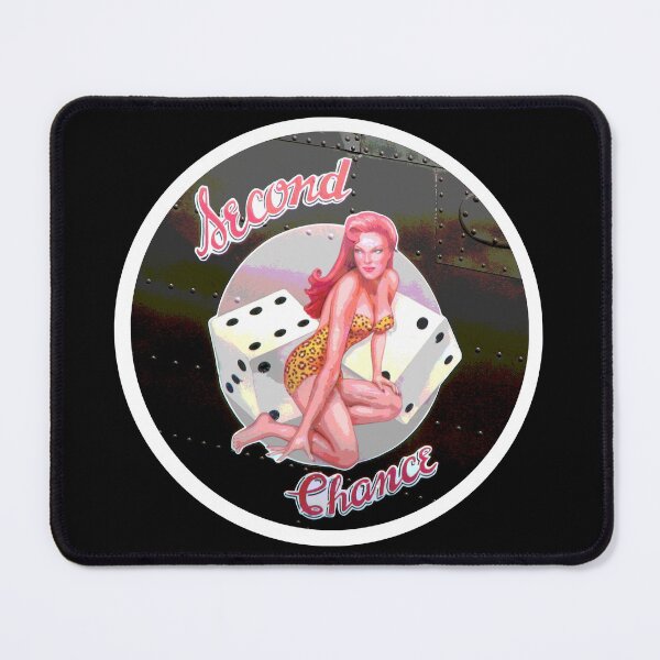 Item preview, WW2 Second Chance Noseart Bomber Girl  designed and sold by QuirkyDesign101.