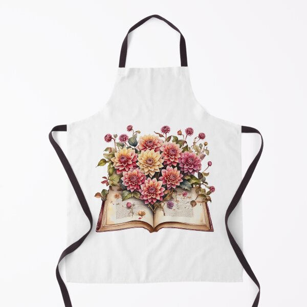 Item preview, Dahlia Flowers growing from book designed and sold by SolaoLab.