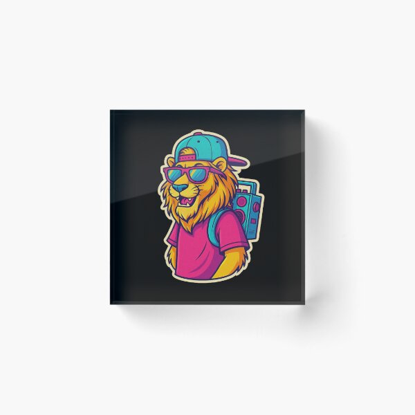 Item preview, Cool Lion Retro Vibes designed and sold by M-ormin.