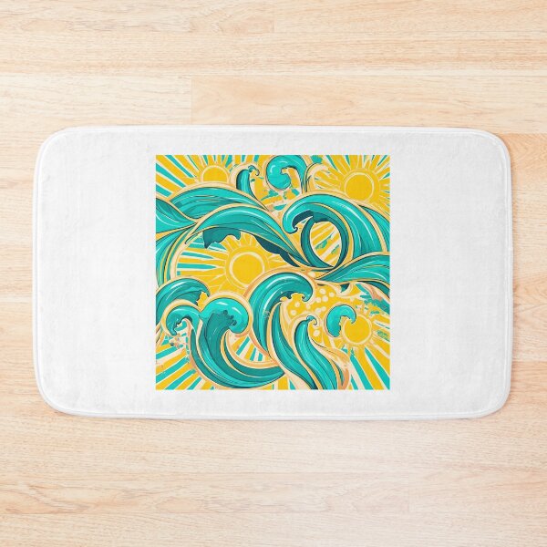 Item preview, Retro Wave & Sunburst Vibes - Summer Ocean Art designed and sold by ErSaSolutions.