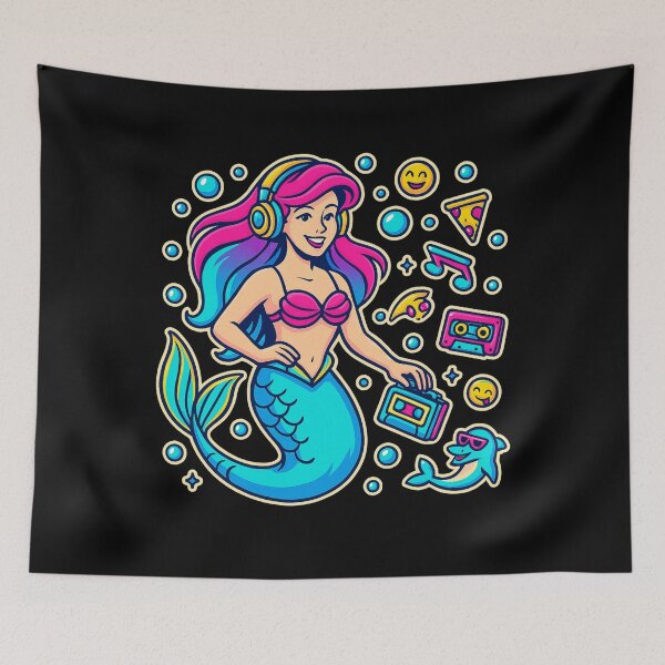 Item preview, Neon Mermaid Vibes designed and sold by M-ormin.
