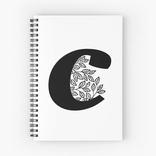 Item preview, Letter C, C Botanical Monogram, C letter with Nature Organic Grass Leaf Drawing, C initials designed and sold by KlaraMacinka.