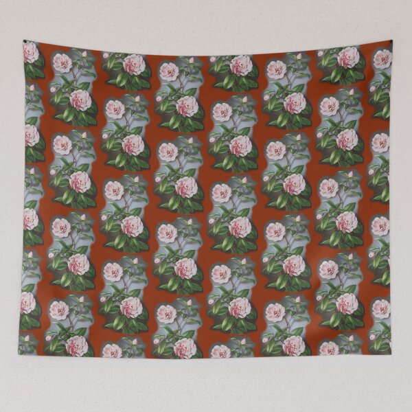 Item preview, Art by Mike watercolor drawing botany flowers blossom nature pink red rose designed and sold by allartbymike.